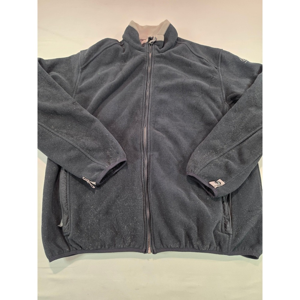 Nike ACG Therma-Fit Fleece Jacket Mens XL Black Full Zip Thermal Layer 183616